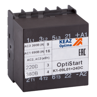 Мини-контактор OptiStart K1-09L01=24DC-VS