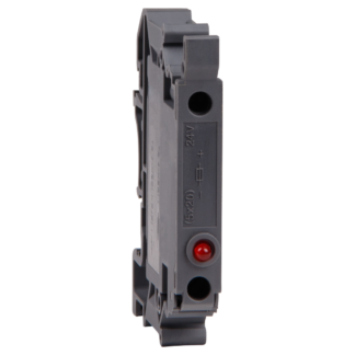 Клемма для предохранителей с индикатором OptiClip TB-4-HESILED-24V-(5×20)-6,3A-(0,5-6)-черный