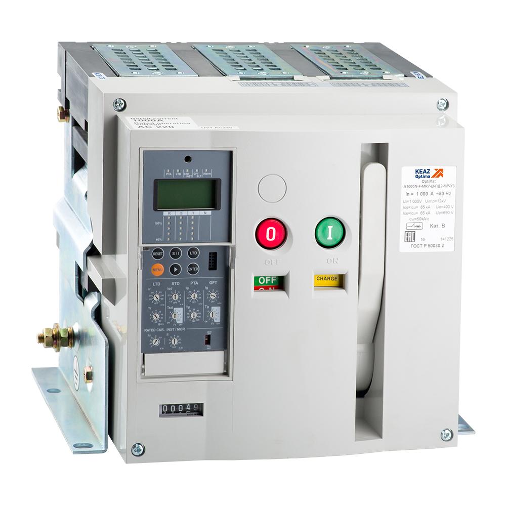 Выключатель автоматический OptiMat A1600N-F-MR8-B-ПД2-МР-З-У3